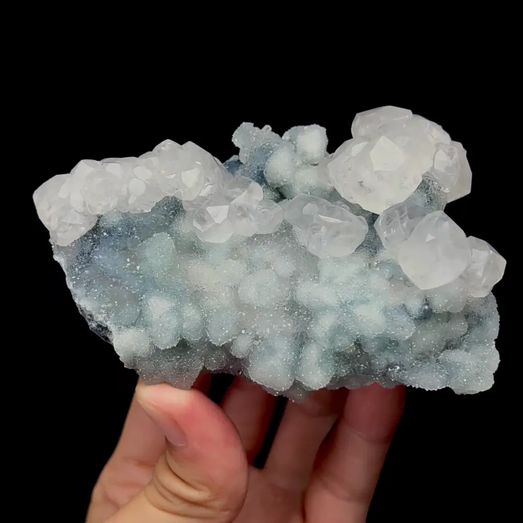 Natural Fluorite and Calcite Mineral Specimen,High Quality Specimen,FUJIAN,CHINA(100*70*40mm) image