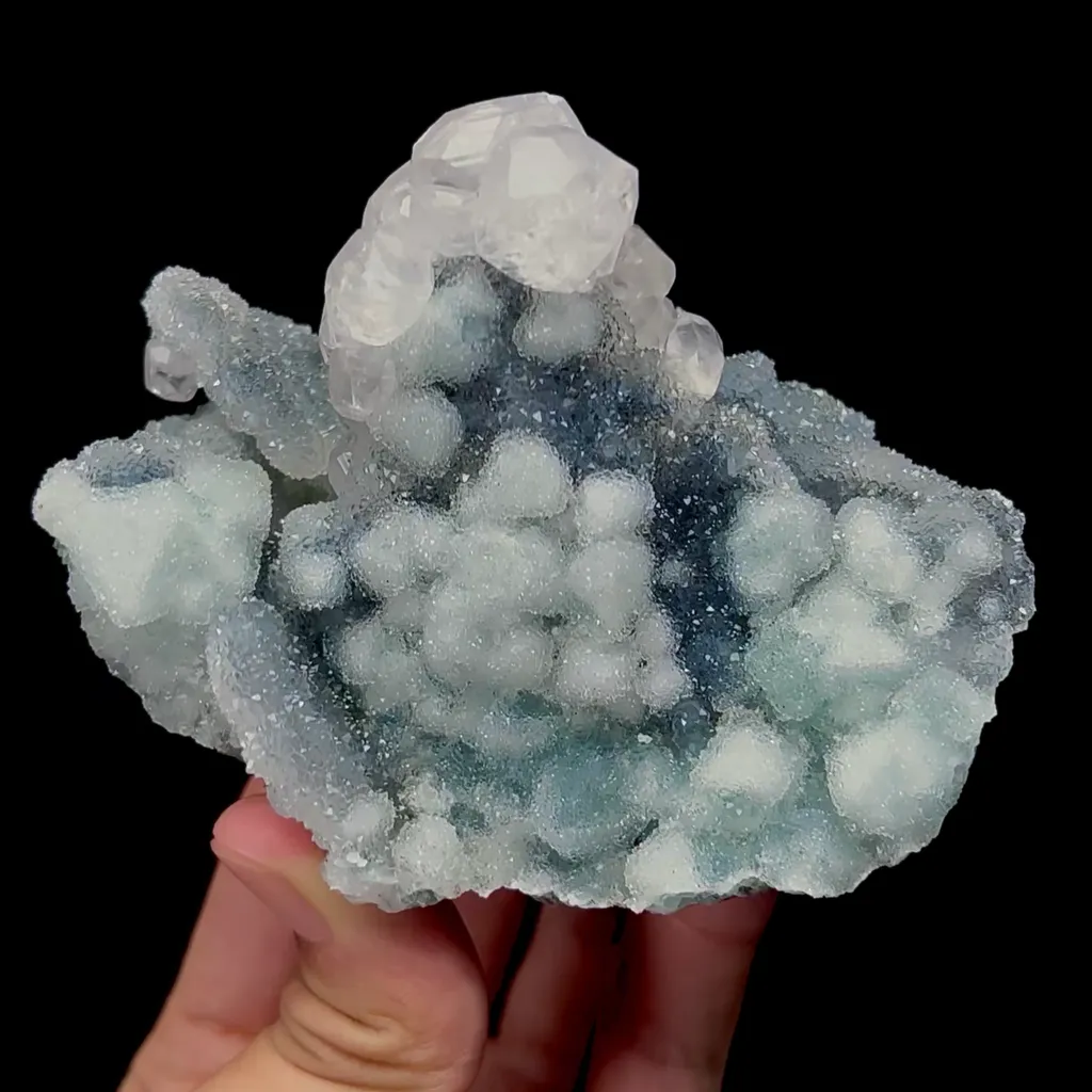 Natural Fluorite and Calcite Mineral Specimen,High Quality Specimen,FUJIAN,CHINA(100*80*70mm) image