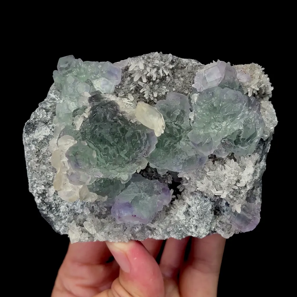 Natural Fluorite and Calcite Symbiosis Mineral Specimen,High Quality Specimen,FUJIAN,CHINA(95*70*40mm) - image 4