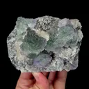Natural Fluorite and Calcite Symbiosis Mineral Specimen,High Quality Specimen,FUJIAN,CHINA(95*70*40mm) - image 4