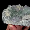 Natural Fluorite and Calcite Symbiosis Mineral Specimen,High Quality Specimen,FUJIAN,CHINA(95*70*40mm) - image 2