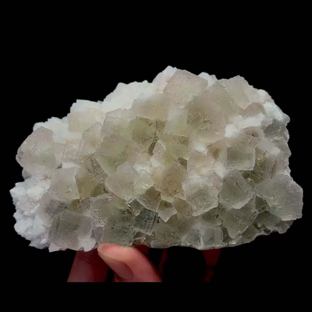 Natural Fluorite and Crystal Mineral Specimen,High Quality Specimen,JIANGXI,CHINA(102*80*35mm) image