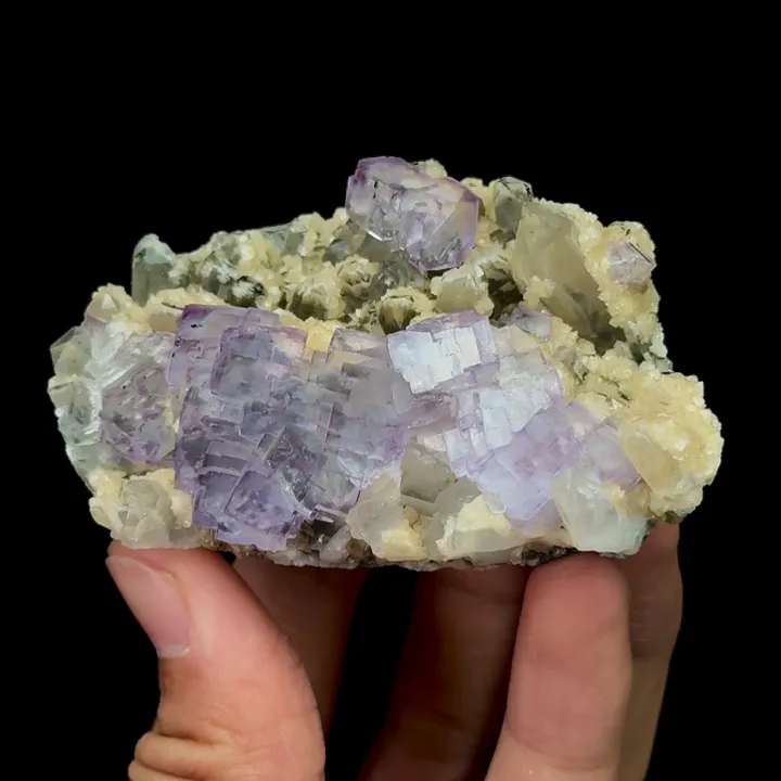 Natural Fluorite and Crystal Mineral Specimen,High Quality Stepped Specimen:YAOGANGXIAN,CHINA(76*53*31mm) - image 2