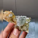 Natural Fluorite and Gypsum Symbiosis  comes from Guizhou,China 45*75*40MM - image 2
