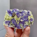 Natural Fluorite and Mica coexist comes from Yindu, Inner Mongolia 65*20*45MM - image 4