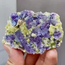 Natural Fluorite and Mica coexist comes from Yindu, Inner Mongolia 65*20*45MM - image 3