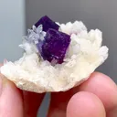 Natural Fluorite and Mica Crystal Coexist comes from Anhui,China 30*30*20MM - image 3