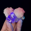 Natural Fluorite and Pink Calcite Mineral Specimen,High Quality Specimen,YAO GANG XIAN,HUNAN,CHINA(58*43*23mm) - image 2