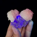 Natural Fluorite and Pink Calcite Mineral Specimen,High Quality Specimen,YAO GANG XIAN,HUNAN,CHINA(58*43*23mm) - image 4