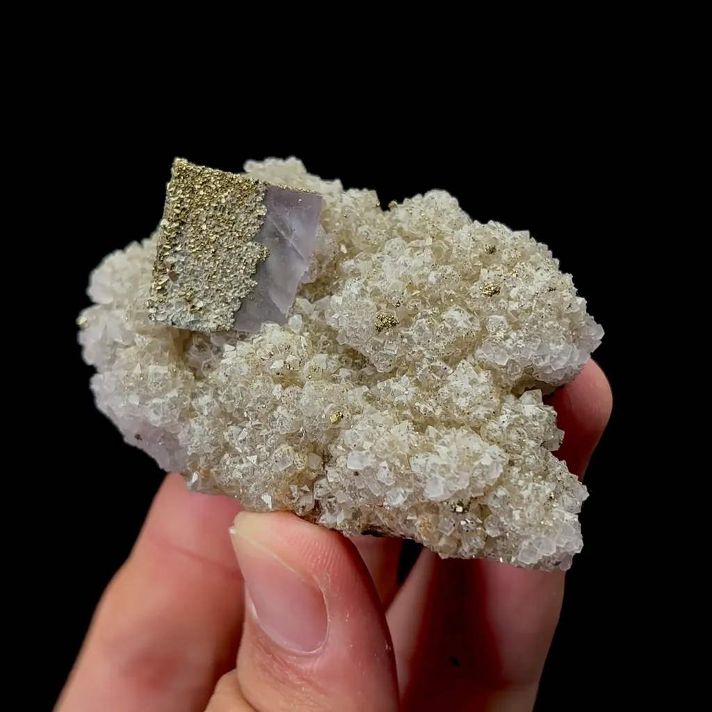 Natural Fluorite and Pyrite and Calcite Mineral Specimen,High Quality Specimen,FUJIAN,CHINA(65*43*30mm) - image 5