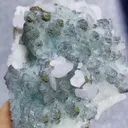 Natural Fluorite and Pyrite and Calcite Symbiosis comes from Fujian,China 110*75*55MM - image 2