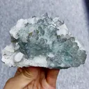 Natural Fluorite and Pyrite and Calcite Symbiosis comes from Fujian,China 110*75*55MM - image 1