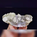 Natural Fluorite and Pyrite and Calcite Symbiosis comes from Yaogangxian,Hunan 90*35*35MM - image 1