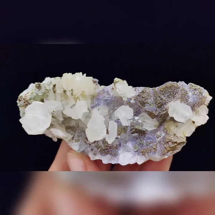 Natural Fluorite and Pyrite and Calcite Symbiosis comes from Yaogangxian,Hunan 90*35*35MM - image 5