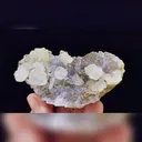 Natural Fluorite and Pyrite and Calcite Symbiosis comes from Yaogangxian,Hunan 90*35*35MM - image 3