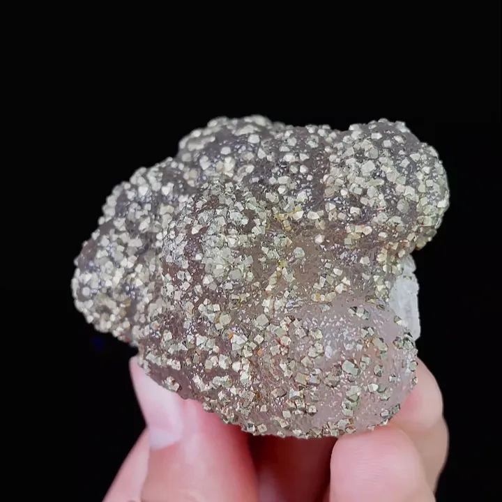 Natural Fluorite and Pyrite, Mineral Specimen: Jiangxi,China (60*45*25MM) image