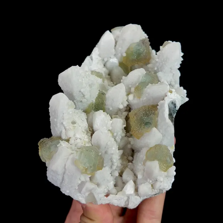 Natural Fluorite and Quartz Cluster, Mineral Specimen: Inner Mongolia,China (80*135*80MM) - image 5
