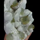 Natural Fluorite and Quartz Cluster, Mineral Specimen: Inner Mongolia,China (80*135*80MM) - image 2