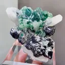 Natural Fluorite and Quartz coexist comes from Namibia 60*55*50MM - image 5