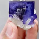 Natural Fluorite and Quartz coexist comes from Yaogangxian,Hunan 35*40*30MM - image 3