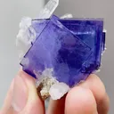 Natural Fluorite and Quartz coexist comes from Yaogangxian,Hunan 35*40*30MM - image 1