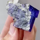 Natural Fluorite and Quartz coexist comes from Yaogangxian,Hunan 35*40*30MM - image 5