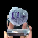 Natural Fluorite and Quartz Coexist comes from Zhejiang 55*35*30MM - image 1
