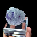 Natural Fluorite and Quartz Coexist comes from Zhejiang 55*35*30MM - image 3