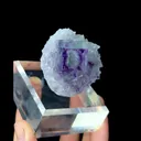 Natural Fluorite and Quartz Coexist comes from Zhejiang 55*35*30MM - image 5