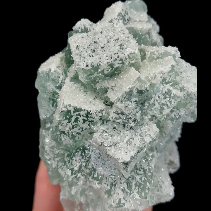 Natural Fluorite and Quartz, Mineral Specimen:Fujian,China (80*105*70MM) - image 4