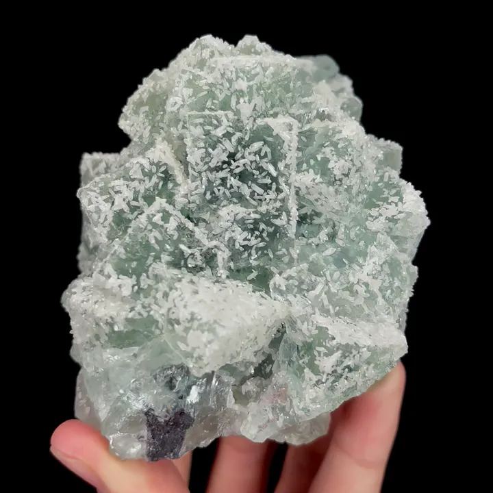 Natural Fluorite and Quartz, Mineral Specimen:Fujian,China (80*105*70MM) - image 2