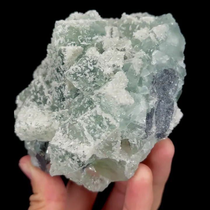 Natural Fluorite and Quartz, Mineral Specimen:Fujian,China (80*105*70MM) - image 3
