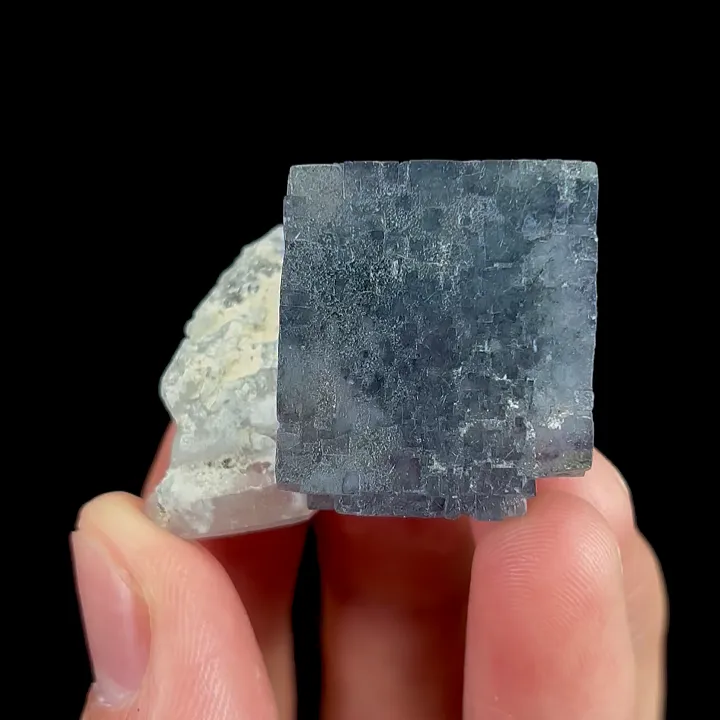 Natural Fluorite and Quartz, Mineral Specimen:Yaogangxian,Hunan (25*30*20MM) image
