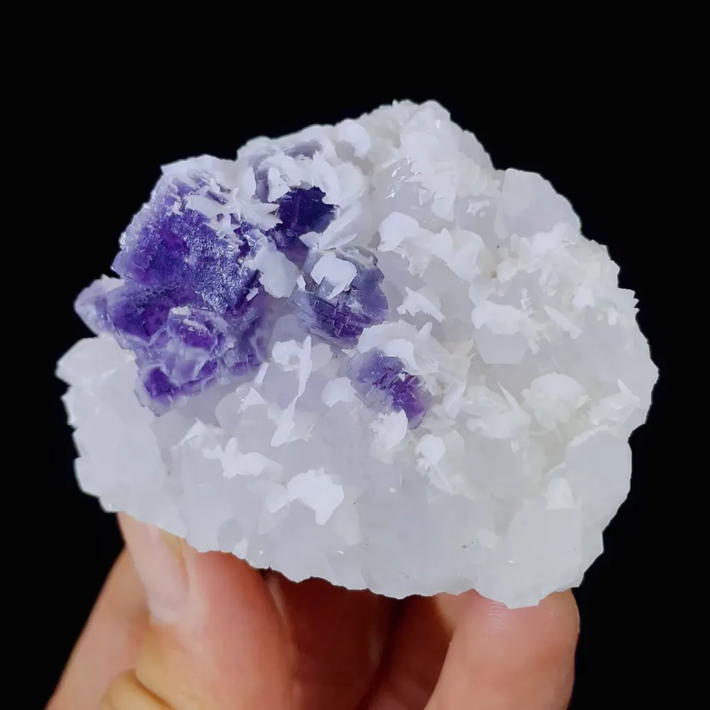Natural Fluorite and Quartz Symbiosis comes from Yaogangxian,Hunan 60*50*30MM - image 2