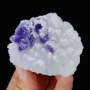 Natural Fluorite and Quartz Symbiosis comes from Yaogangxian,Hunan 60*50*30MM - image 2