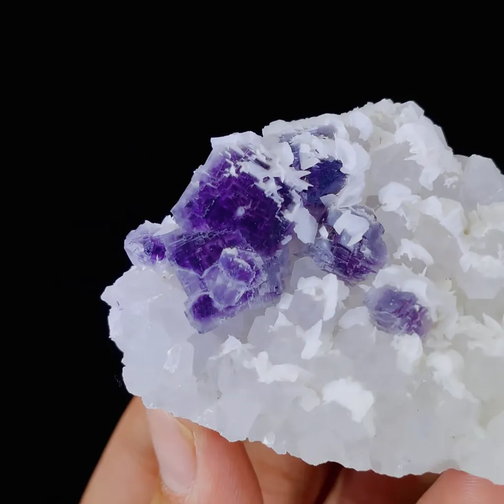 Natural Fluorite and Quartz Symbiosis comes from Yaogangxian,Hunan 60*50*30MM - image 3