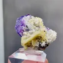 Natural Fluorite and Siderite coexist with Quartz comes from Yindu,Inner Mongolia 23*40*30MM - image 4