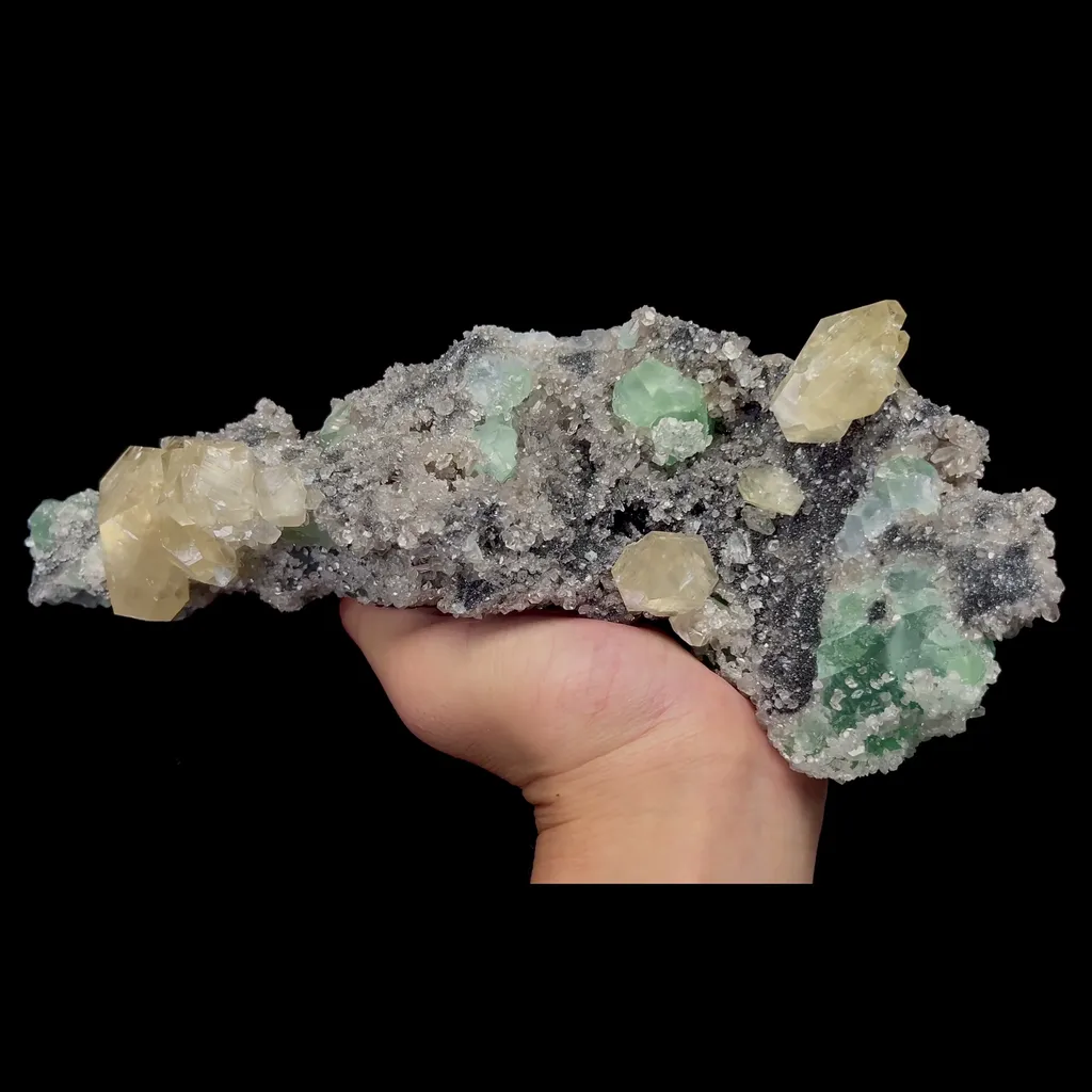 Natural Fluorite Calcite and Crystal Mineral Specimen,High Quality Specimen,FUJIAN,CHINA(240*100*60mm) - image 4