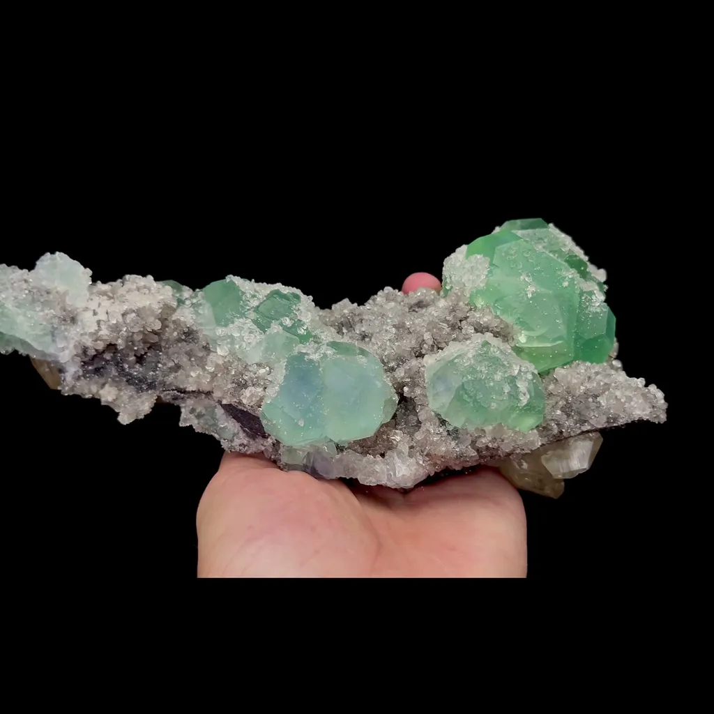 Natural Fluorite Calcite and Crystal Mineral Specimen,High Quality Specimen,FUJIAN,CHINA(240*100*60mm) - image 3