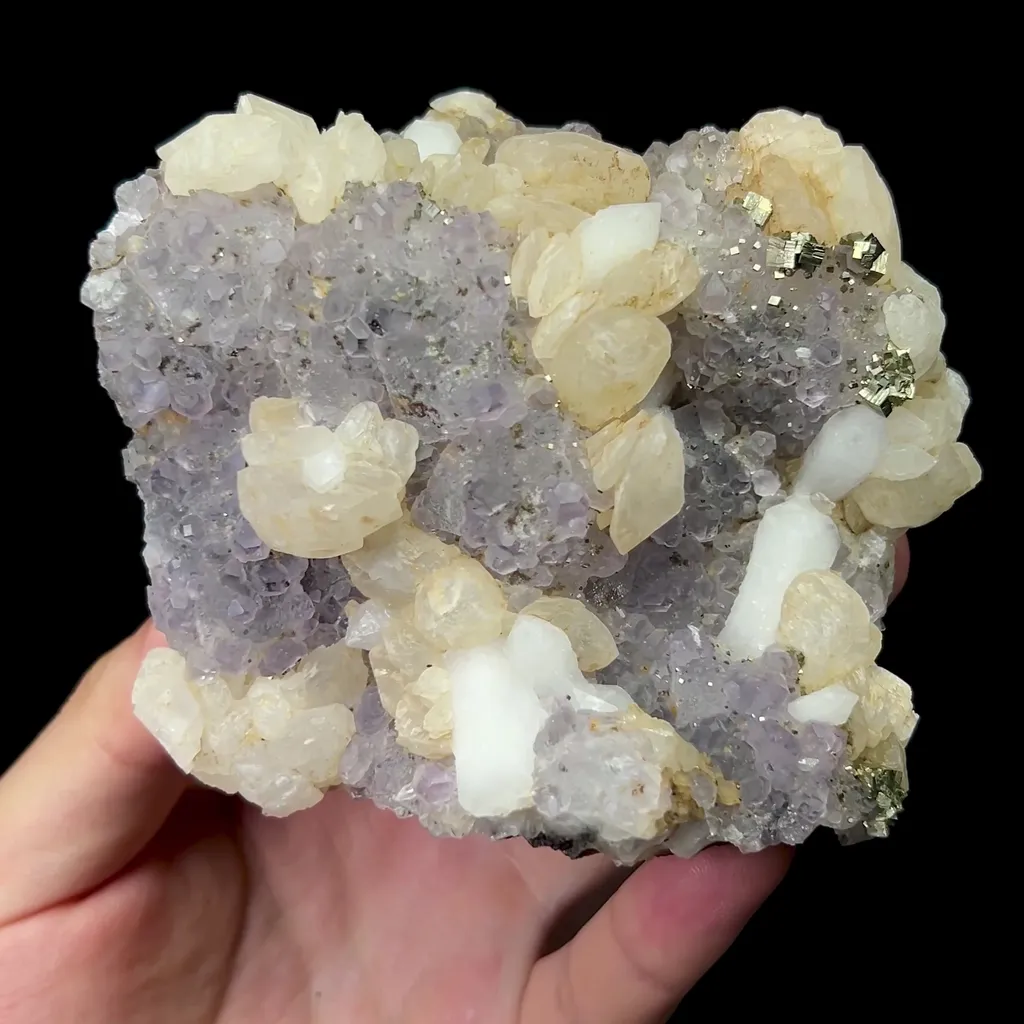 Natural Fluorite Calcite and Pyrite Mineral Specimen,High Quality Specimen,FUJIAN,CHINA(90*100*45mm) - image 6