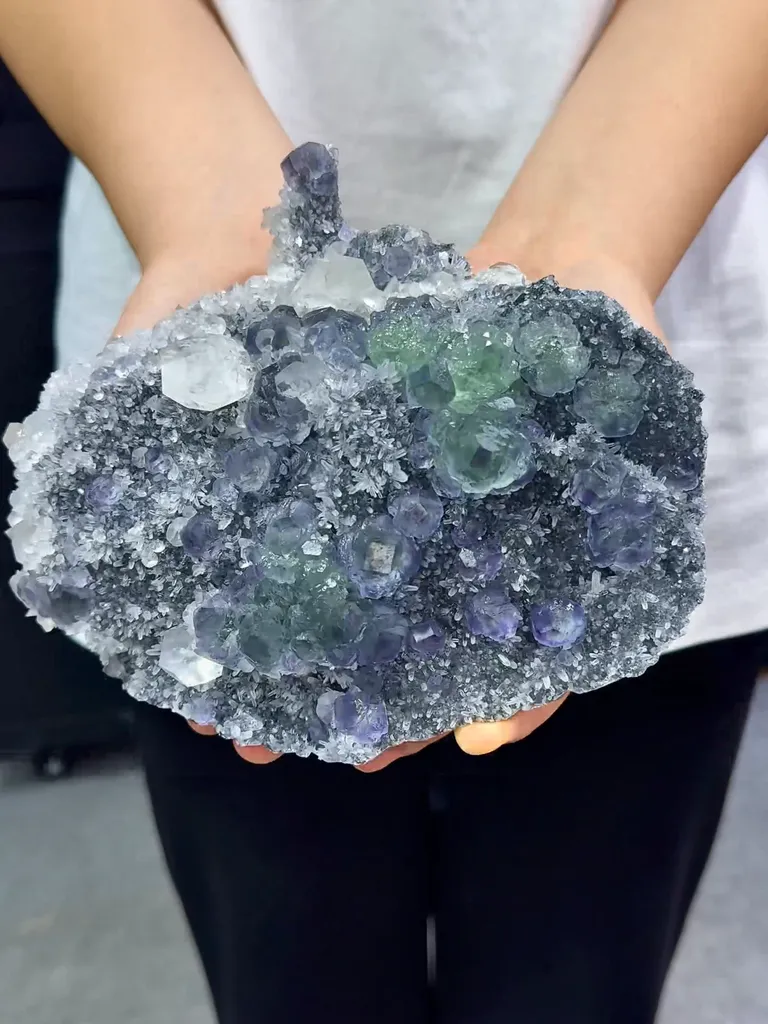 Natural Fluorite comes from Fujian,China 170*18*60MM image
