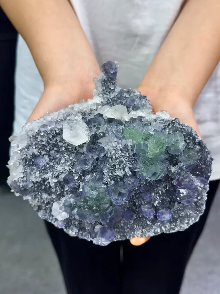 Natural Fluorite comes from Fujian,China 170*18*60MM - image 2