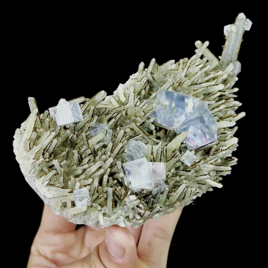 Natural Fluorite Goethite and Quartz Mineral Specimen,High Quality Specimen,CHENZHOU,HUNAN,CHINA(138*74*68mm) - image 2