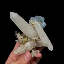Natural Fluorite Mica Quartz and Arsenopyrite Mineral Specimen,High Quality Specimen,YAO GANG XIAN,HUNAN,CHINA(115*56*115mm) - image 2