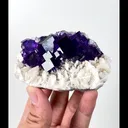Natural Fluorite on Matrix and Dolomite Mineral Specimen,High Quality Specimen,XINJIANG,CHINA(85*56*34mm) - image 1