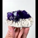 Natural Fluorite on Matrix and Dolomite Mineral Specimen,High Quality Specimen,XINJIANG,CHINA(85*56*34mm) - image 4