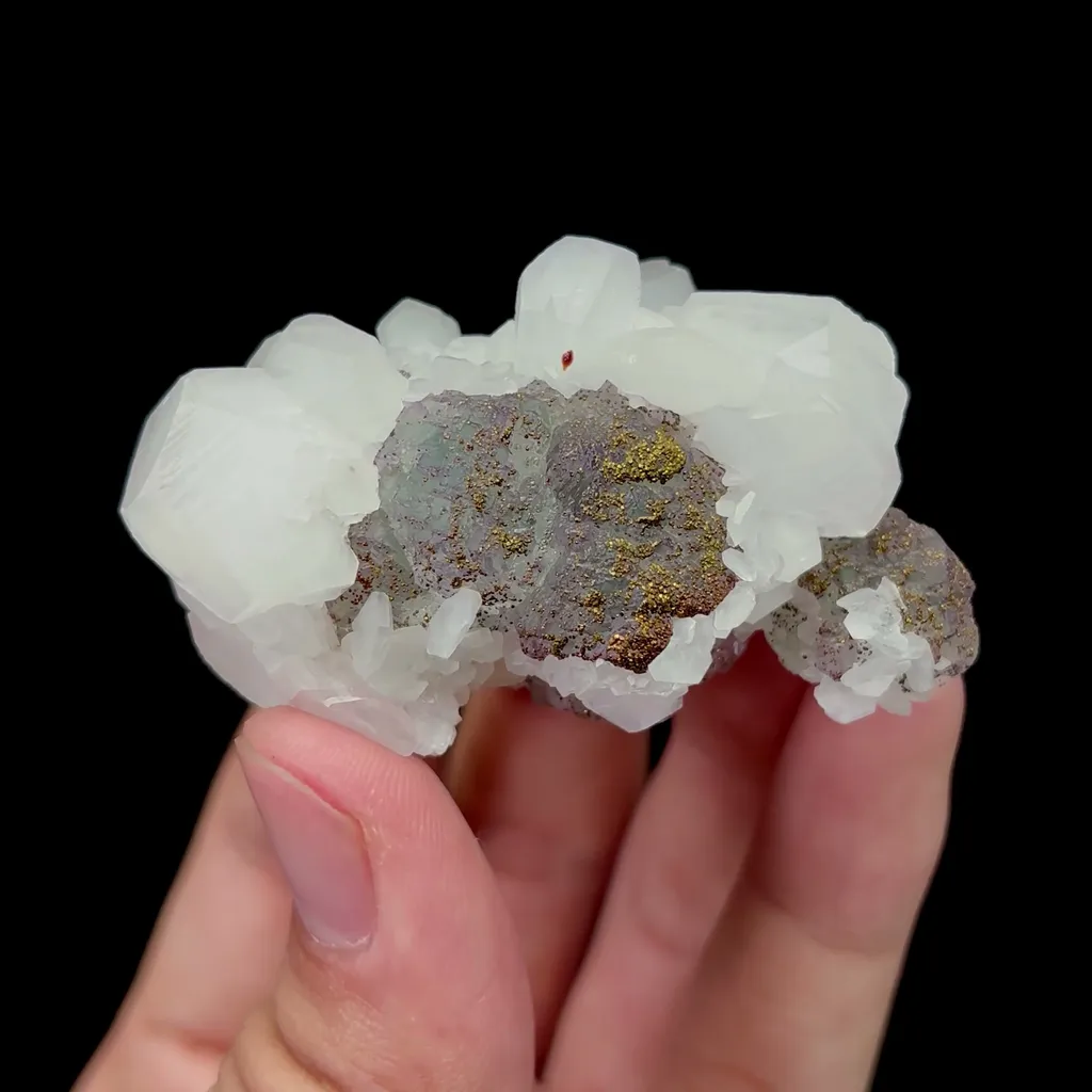 Natural Fluorite Pyrite and Calcite Mineral Specimen,High Quality Specimen,FUJIAN,CHINA(60*37*28mm) - image 4