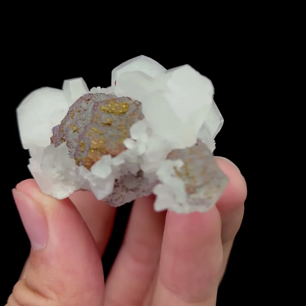 Natural Fluorite Pyrite and Calcite Mineral Specimen,High Quality Specimen,FUJIAN,CHINA(60*37*28mm) - image 2