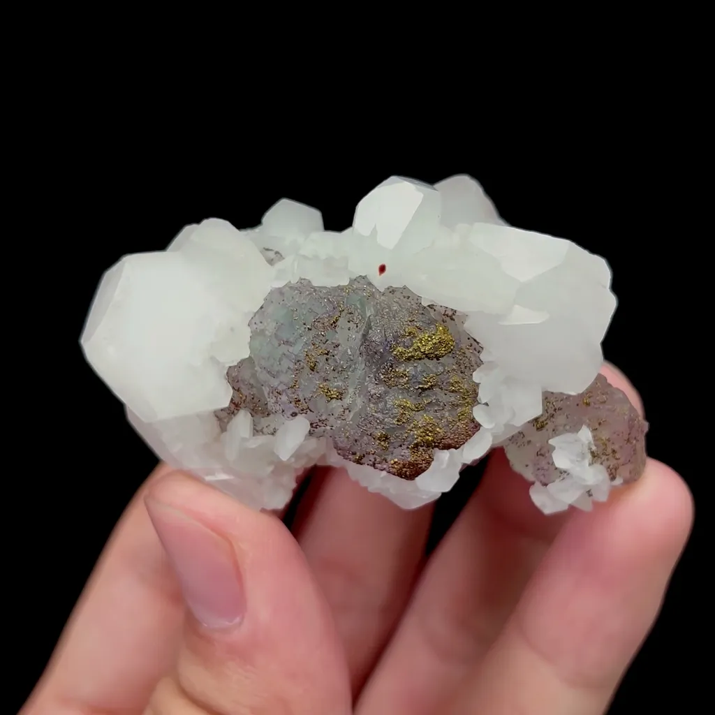 Natural Fluorite Pyrite and Calcite Mineral Specimen,High Quality Specimen,FUJIAN,CHINA(60*37*28mm) - image 3
