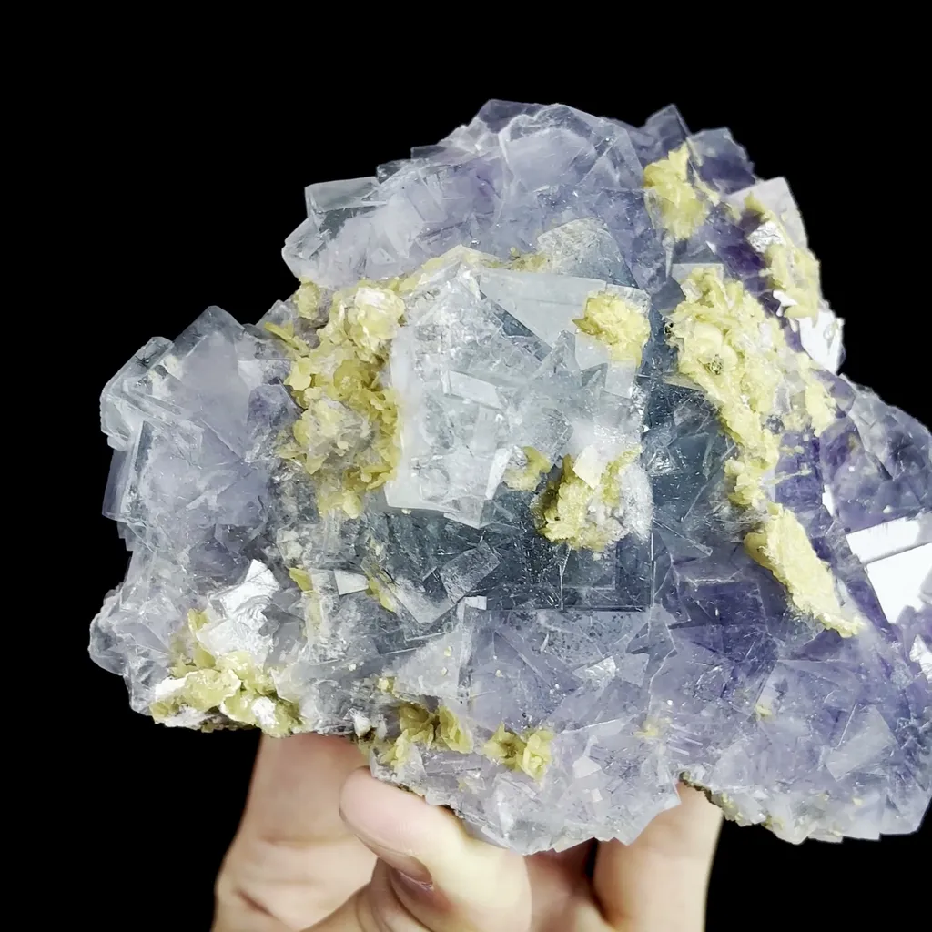 Natural Fluorite Pyrrhotite and Siderite Mineral Specimen,High Quality Specimen,INNER MONGOLIA,CHINA(117*114*59mm) - image 2